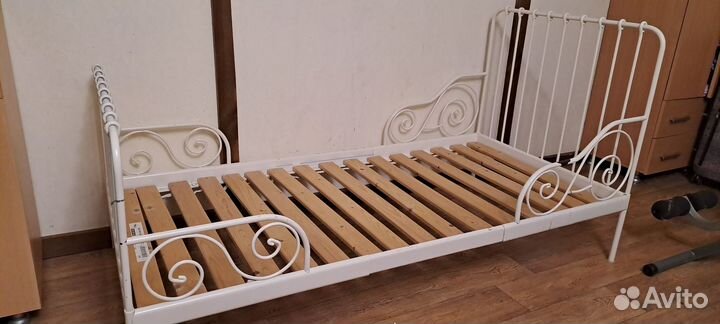 Детская кровать IKEA раздвижная сундвик