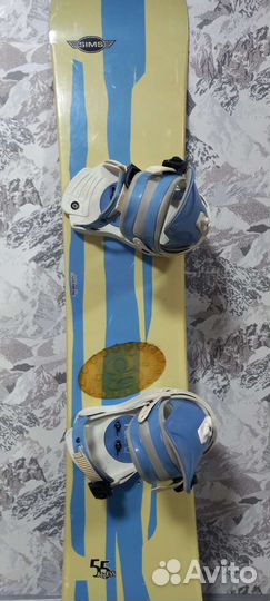 Сноуборд Sims Access 155cm+ крепления O-sin