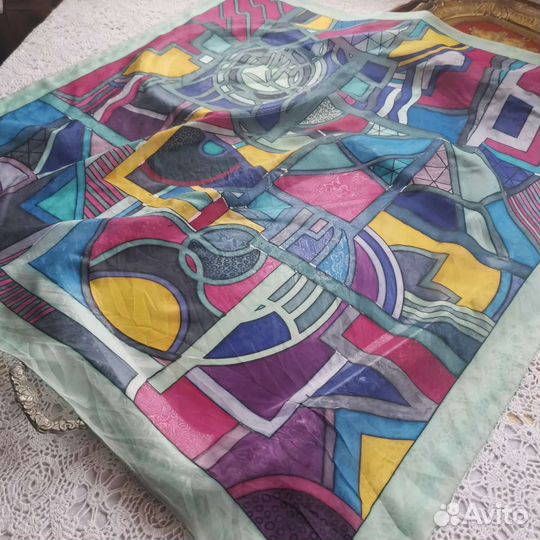 Платок шёлковый Батик ручная работа