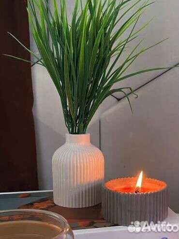 Гипсовая ваза