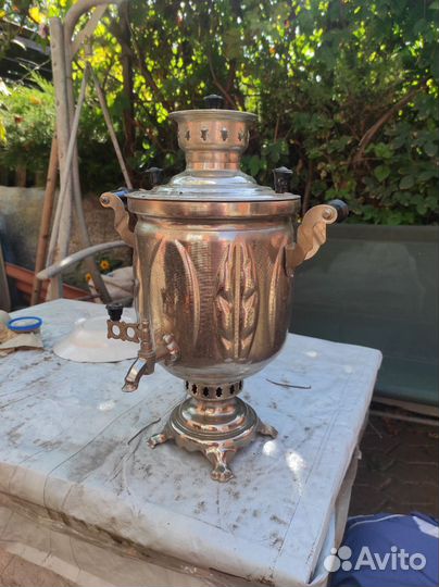 Самовар на дровах СССР