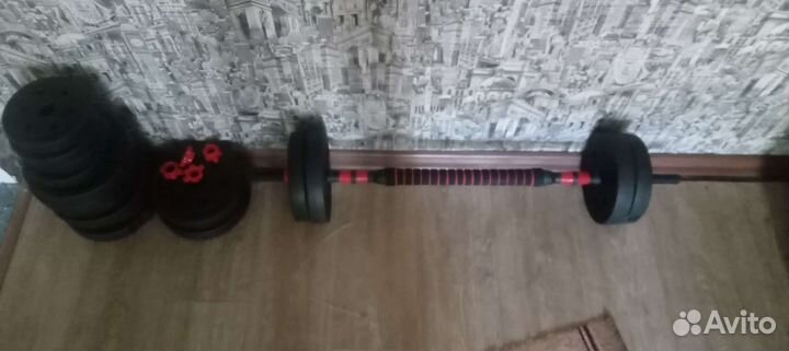 Штанга гриф блины бу