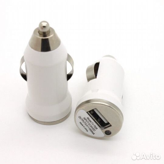 USB авто адаптер 12В iPod iPhone чёрный