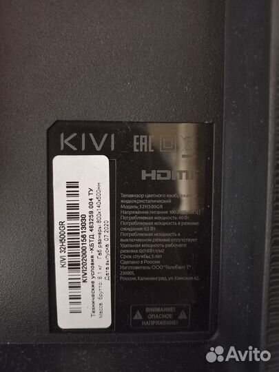 Main MS36631-ZC01-01 Kivi 32H500GR