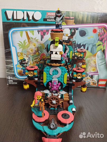 Конструктор Лего vidiyo 43114 Корабль Пирата Панка