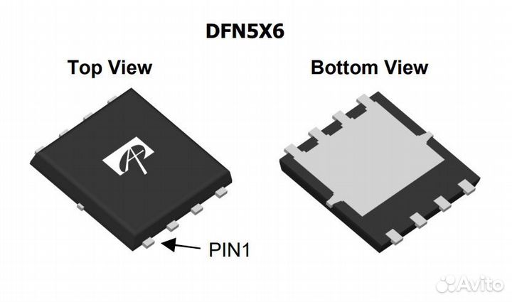 Микросхема AON6788 N-Channel mosfet 30V 80A DFN5x6