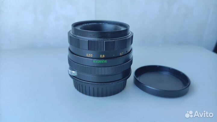 Гелиос-44М с переходником на Canon EF с чипом