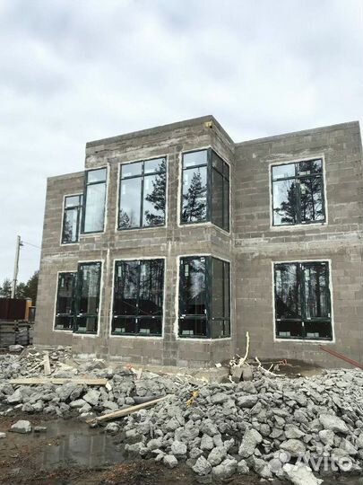 Остекление домов коттеджей