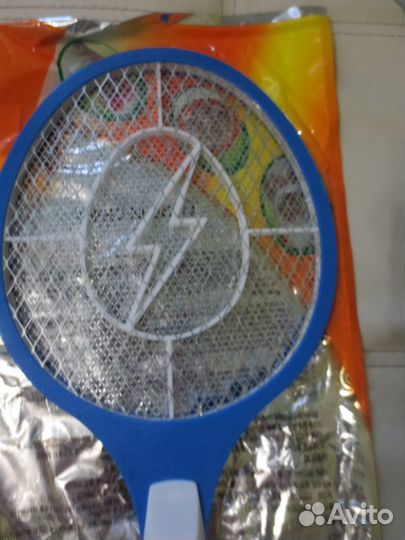 Электрическая мухобойка, с фонариком