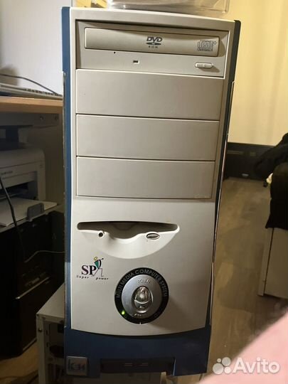 Компьютер Celeron D 330 полностью рабочий 2005 год