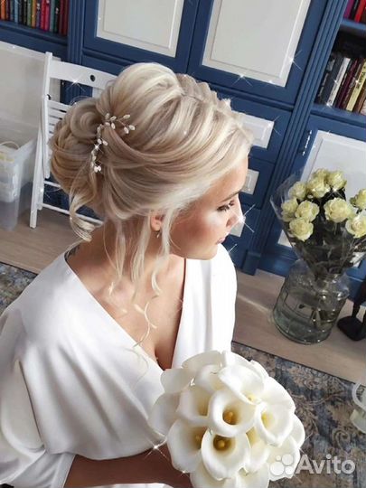 Свадебный стилист-визажист, причёски, макияж