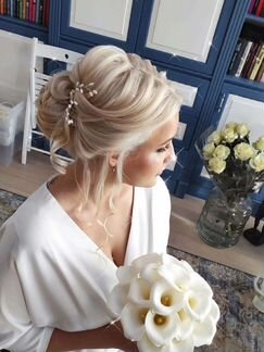 Свадебный стилист-визажист, причёски, макияж