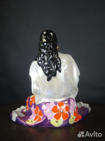 Цыганка редкая роспись Дулево 1960-е фарфор