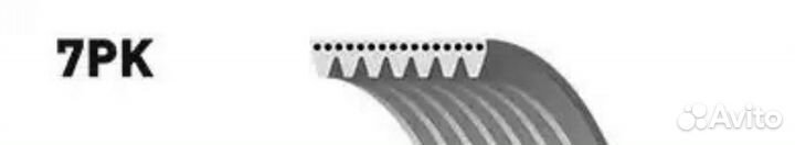 Gates 7PK2418 Ремень п/к Mercedes Mitsubishi