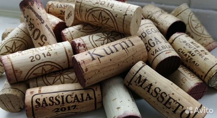 Винные пробки из под элитных вин