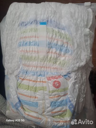 Подгузники трусики huggies 5