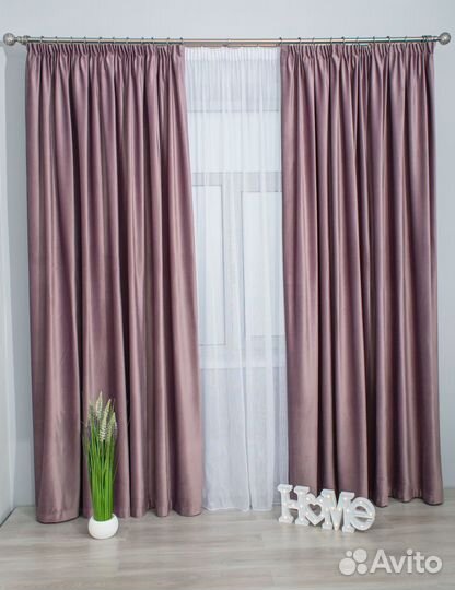 Шторы премиум класса бархат комплект 2шт новые