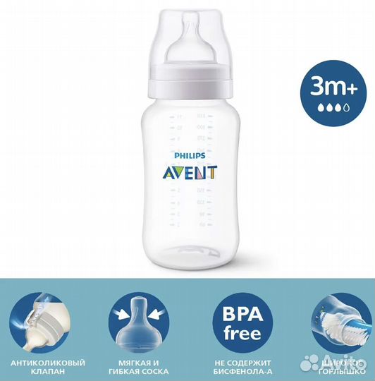 Бутылочка для кормления Philips Avent Anti-colic
