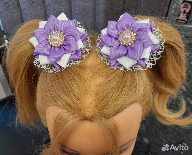 Резиночки для волос ручной работы