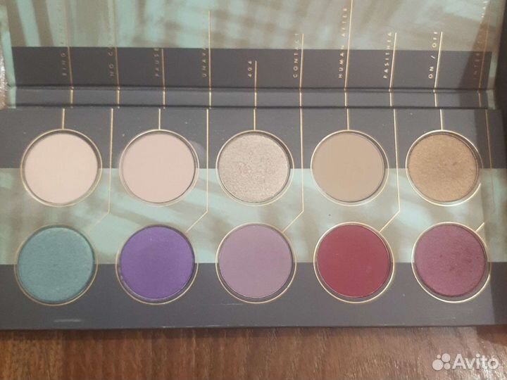 Тени zoeva, кейс визажиста