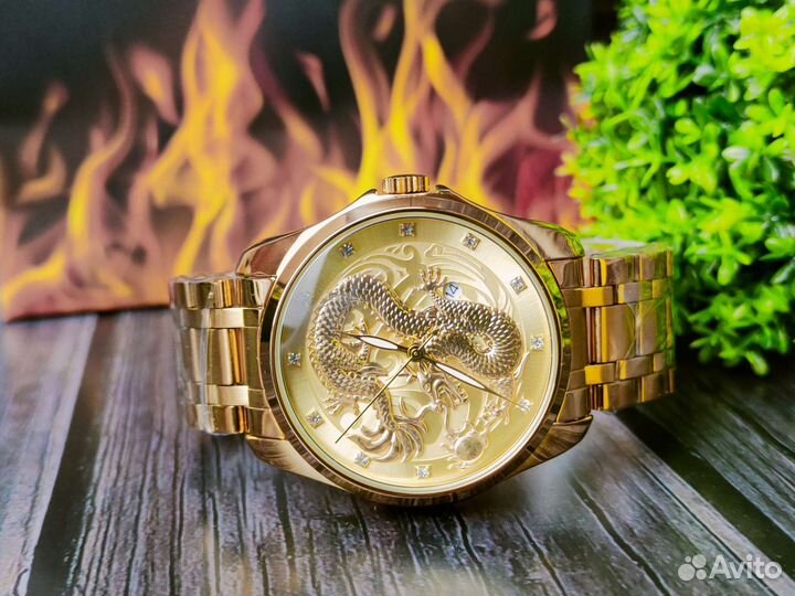Часы мужские skmei с драконом