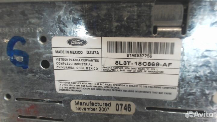 Магнитола Ford F-150, 2008