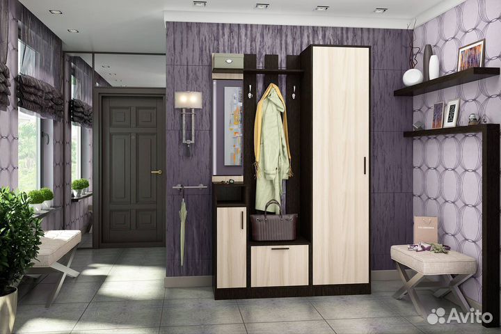 Тумба с зеркалом новая