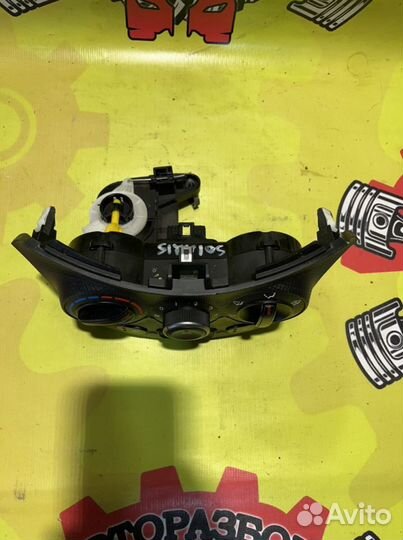 Блок управления печкой Hyundai solaris