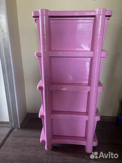 Комод детский пластиковый