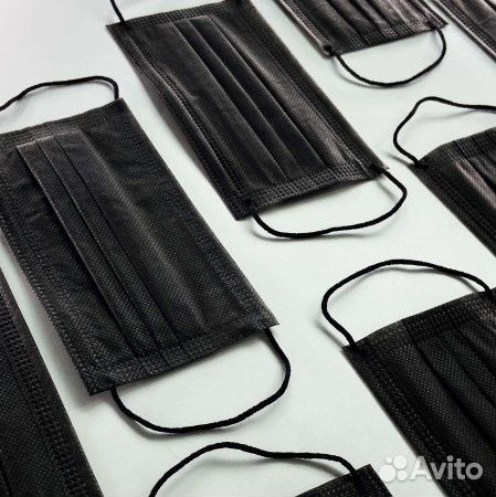 Маска медицинская Медсервис 3 слоя упаковка 50 шт