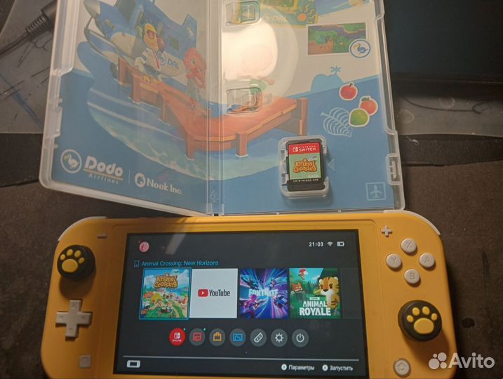 Nintendo switch lite с играми