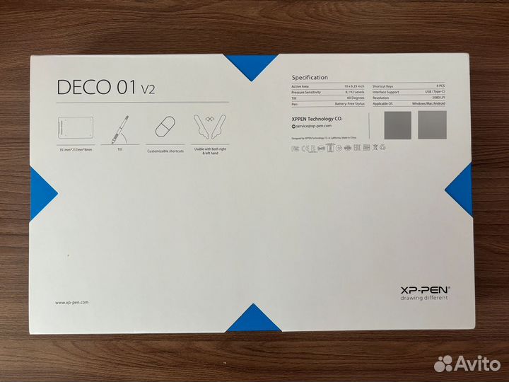 Графический планшет XP-Pen Deco 01 V2