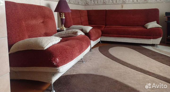 Диван, кресло, пуфик