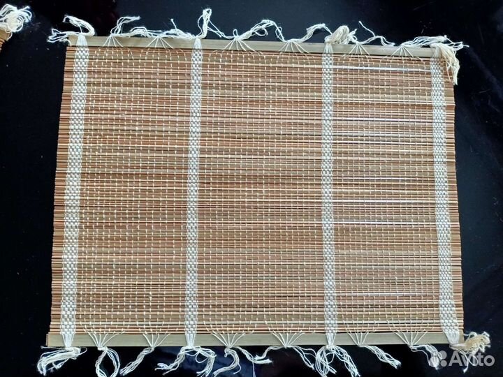 Набор салфеток из соломки. Вьетнам. 70-е г СССР