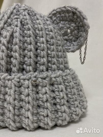 Шапка мишка