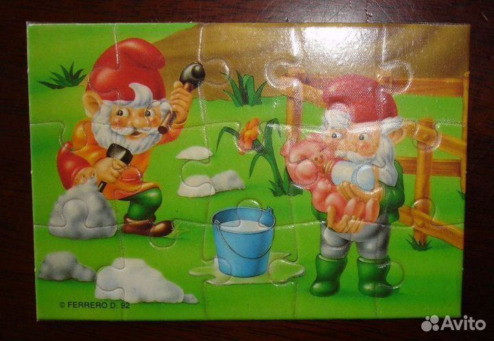 Kinder Киндер Сюрприз Пазлы 1992 Новые разные