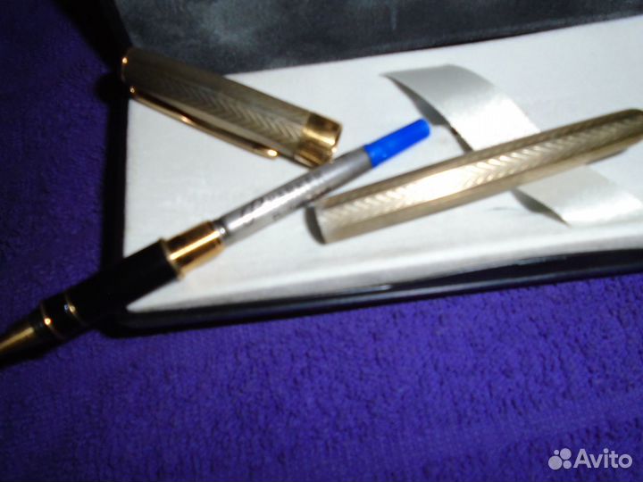 Ручка шариковая Parker / Паркер серебро 925 пробы