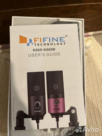 Микрофон fifine k669b новый