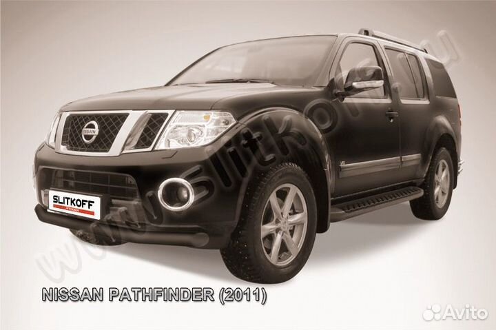 Защита пер. бампера Nissan pathfinder NIP11-001B