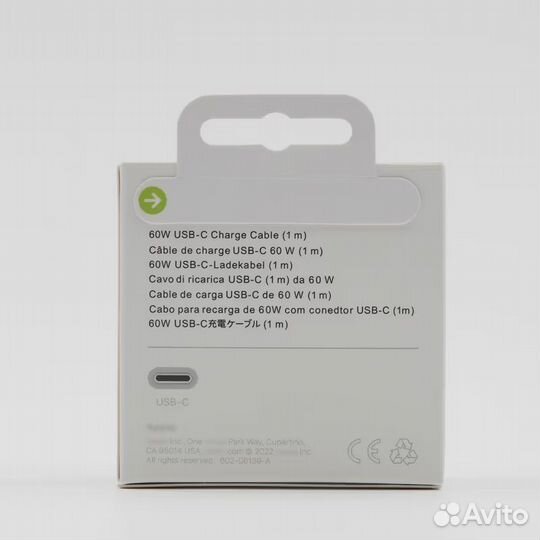 Плетенный кабель 60W Type-C to Type-C Apple