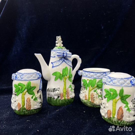 Набор заварочный чайник солонки сахарница (сзр)