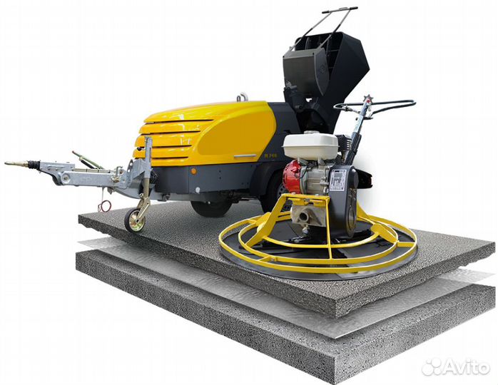 Бригада на полосухую стяжку