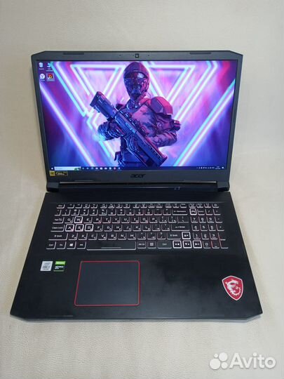 Топовый игровой Acer (17.3/Core i7/GTX 1660 Ti)