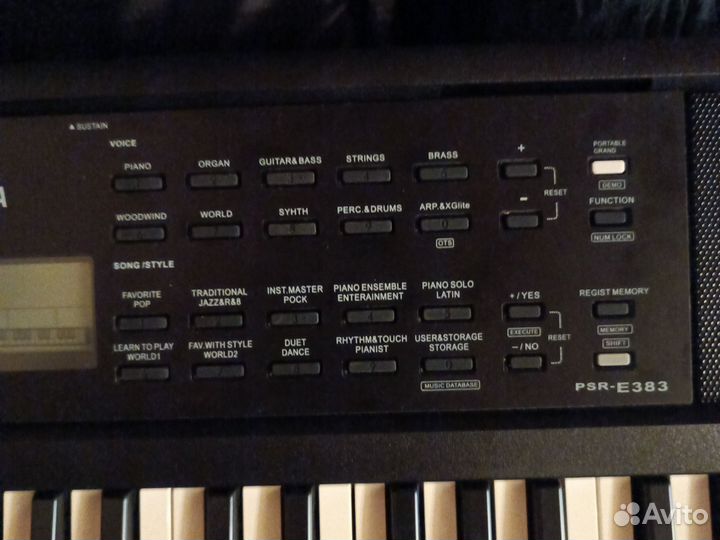 Синтезатор yamaha psr e383