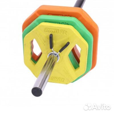 Штанга для аэробики profi-FIT progress, обрезиненн