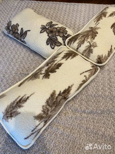 Подушки, шторы