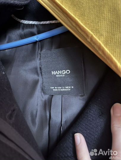 Шерстяное пальто Mango