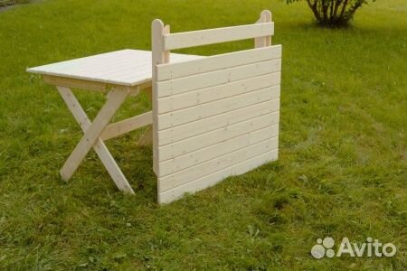 Комплект садовой мебели на 4 человека складной