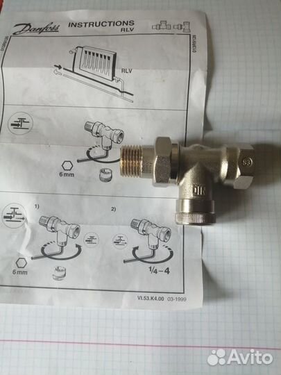 Термостатический клапан danfoss
