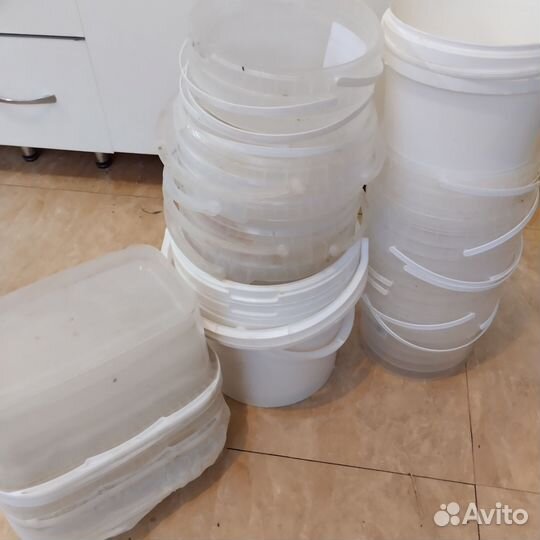 Вёдра пластиковые, разные